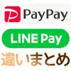 PayPayとLINE Payの違いは?クレジットカードの扱いが大きく違います