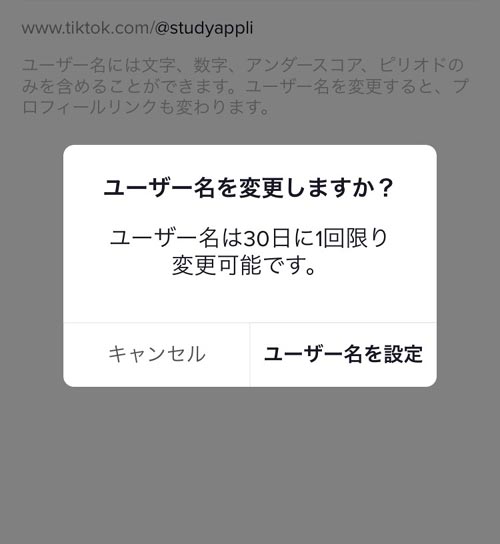 ユーザー名(旧TikTok ID)を変更する時は慎重に|TikTokでプロフィールの変更方法!インスタ・YouTube・Twitterのリンクを設定しよう