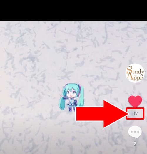 動画ごとにいいね数が確認できる|TikTokでいいねの使い方まとめ!いいねを増やすコツはトレンドといいね返し