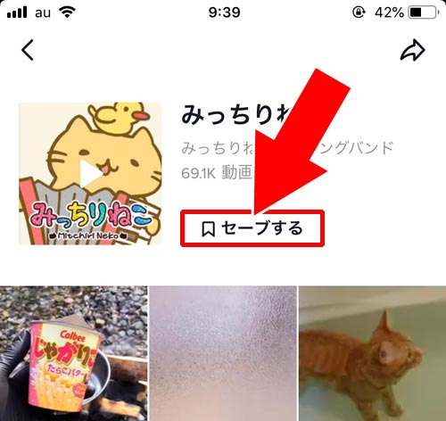 検索機能を使って楽曲を探してセーブする - 楽曲をセーブする|TikTokのセーブとは?動画や楽曲をセーブしてお気に入りリストを作ろう