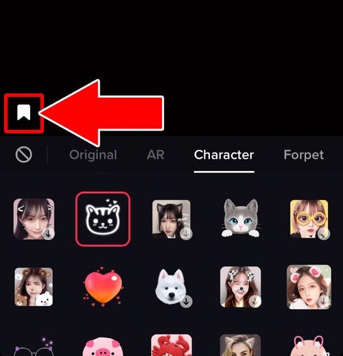 スタンプをセーブする|TikTokのセーブとは?動画や楽曲をセーブしてお気に入りリストを作ろう