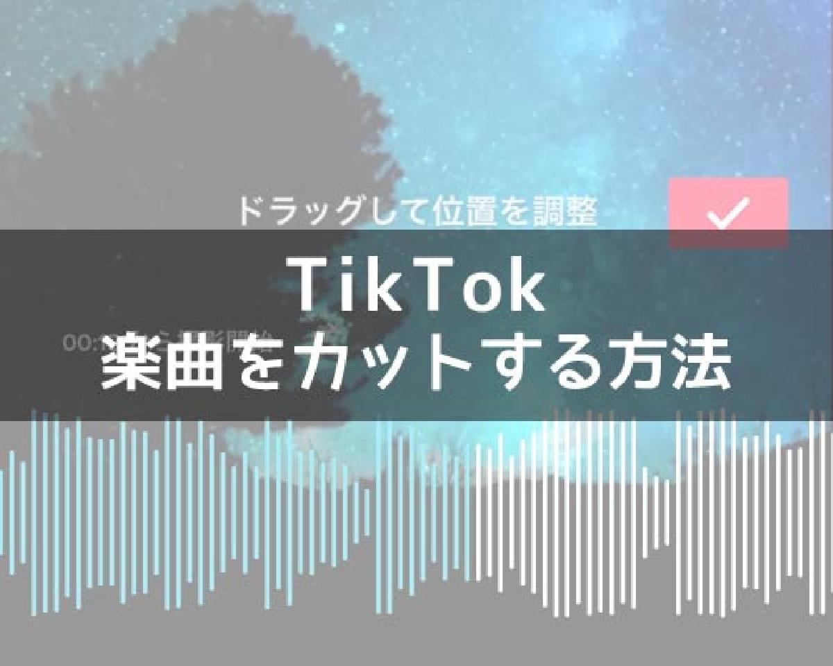 Tiktokで楽曲をカットする方法 曲によってはカットできないケースもあるので注意です Studyappli